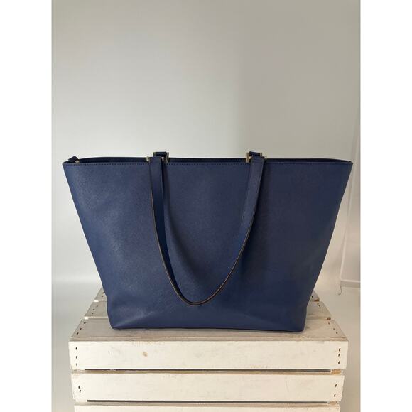 KATE SPADE NAVY BLUE SAFFIANO LEATHER WOMENS SHOULDER BAG - Picture 5 of 16